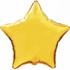 Звезда золото металлик 45 см.